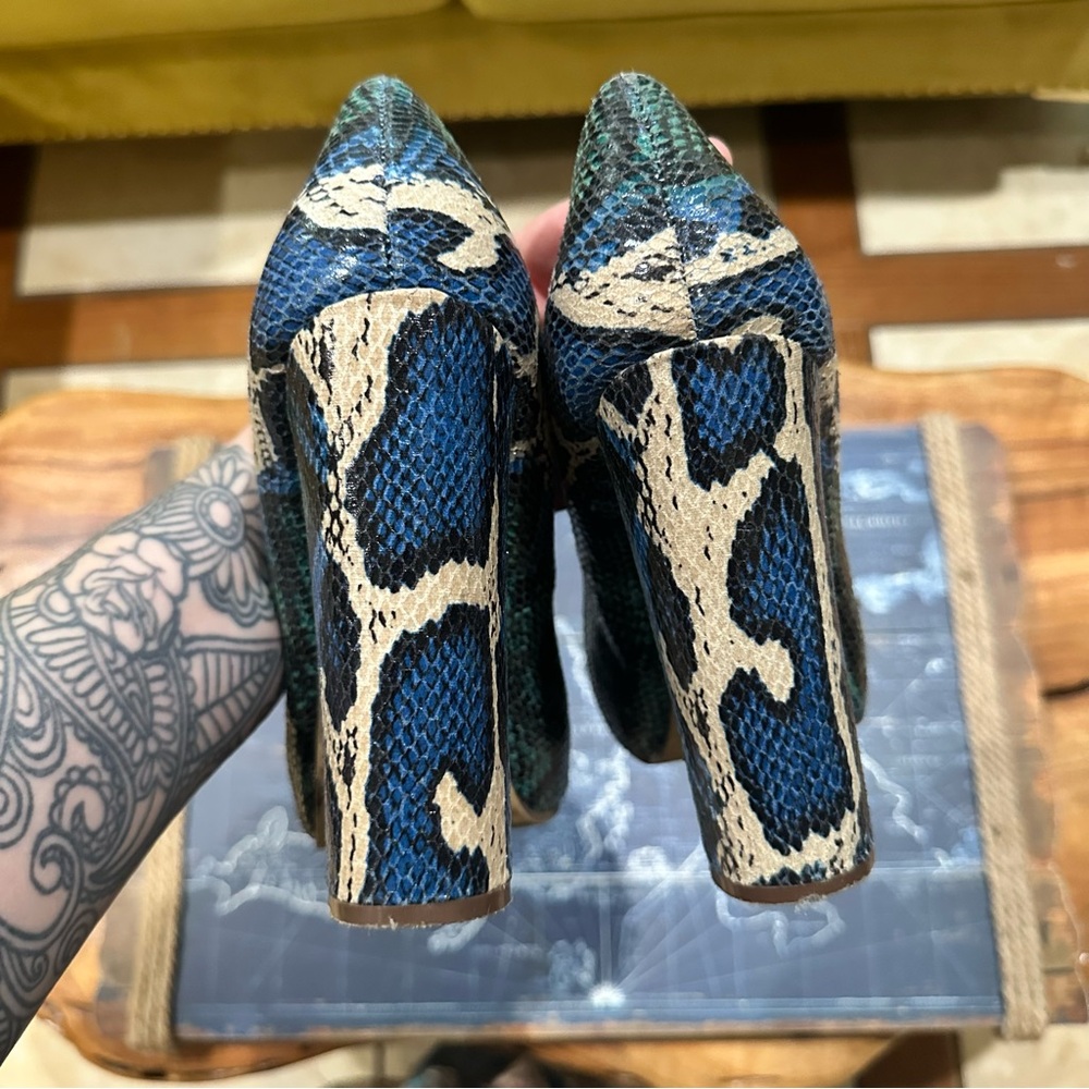 Michael Antonio Snakeskin Platform Heels – Size 8.5 - Picture 8 of 10